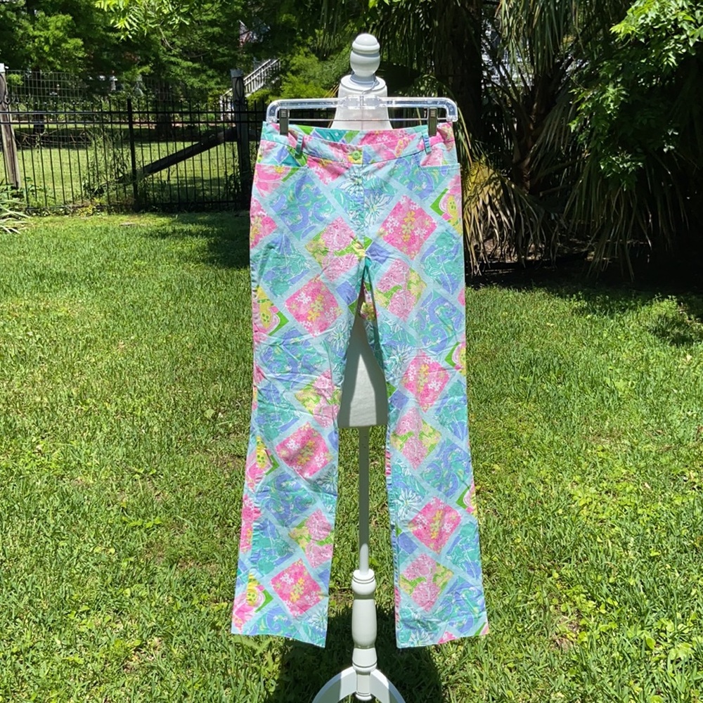 Vintage Lilly Pulitzer pants - Sz 4. Surf N Patch
